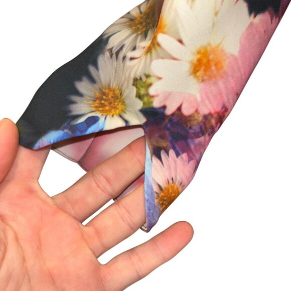 Ted Baker Black Floral Midi Dress - Picture 8 of 8